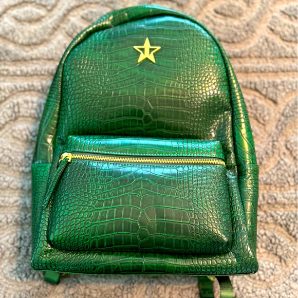 Jeffree Star Designer Faux Crocodile Backpack - Picture 1 of 3